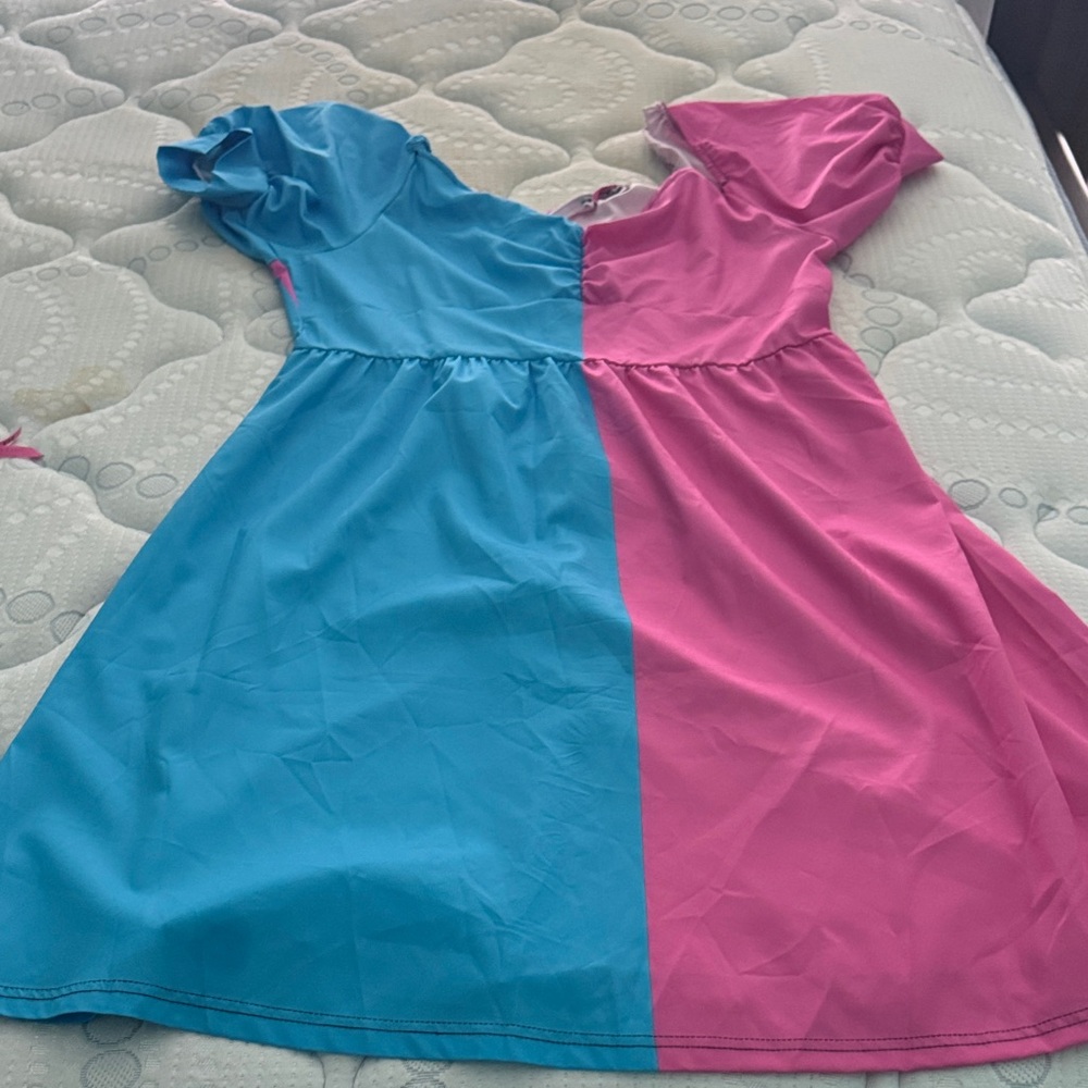Blue and Pink gender reveal Dress